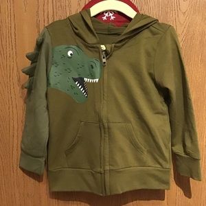 Carters 18 month Boys Green Dinosaur jacket